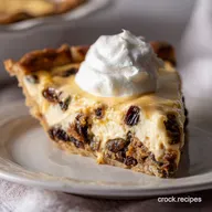 Sour Cream Raisin Pie: Grandmas Ultimate Comfort Custard