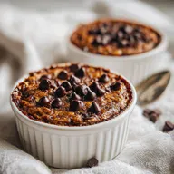 Easy Blended Baked Oat Flavor with Chocolate Chips (Single-Serve Breakfast) - Single Serving No Banana