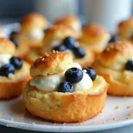 Blueberry Dream Clouds Fluffy Cottage Cheese Cloud Bread Recipe