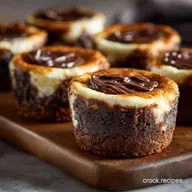 Brookie Cheesecake Cups: Easy Fudgy Brownie Creamy Vanilla Dessert