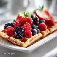 Galentine's Day and Fun Mother's Day Brunch Waffle: Shatter Crisp