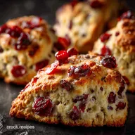 Keto Cranberry Orange Scones: Flaky, Buttery, and Truly Low-Carb