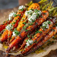 Roasted Carrots with Whipped Ricotta Hot Honey Yum