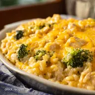 Cheesy Chicken Broccoli Rice Casserole Easy Comfort Food