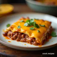 Ultimate Cheesy Enchilada Chili Casserole Recipe