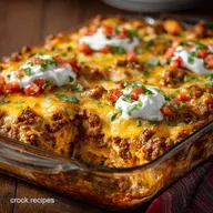 Cheesy Taco Lasagna The Ultimate Layered Fiesta Bake for a Crowd