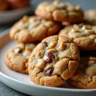 The Ultimate Chewy Chunky Peanut Butter Cookies with MMs