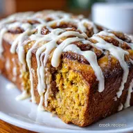 Cinnamon Roll Pumpkin Bread with Cream: Crispy Baked