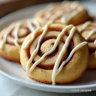 SoftBaked Cinnamon Roll Sugar Cookies with Cream Cheese Glaze