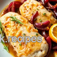 Add to favourite + Print Citrus-spiked chicken with roasted red onions By Lesley Waters - A Refreshing Low-Fat Dinner