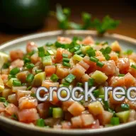 Citrusy Tuna Tartare Recipe: Avocado & Wasabi Sauce Delight