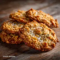 Classic Chewy Ranger Cookies Oats Coconut Cornflake Crunch Recipe