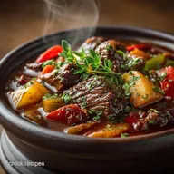 Chefs Easy Crockpot Beef Stew SlowCooked ForkTender
