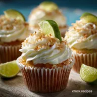 Beach Party Cupcakes: Golden Hour Coconut-Lime Treats