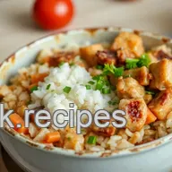 Delicious Quick Cooked Turkey Korean Rice Pot in 35 Min!