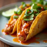 Proper Crispy Copycat Applebees Chicken Wonton Tacos with ChiliLime Glaze