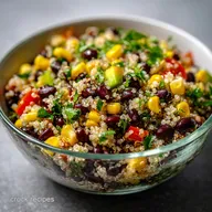 Corn and Black Bean Quinoa Salad Ready in 30 Min