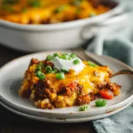 Cowboy Casserole Recipe Ground Beef with Potatoes