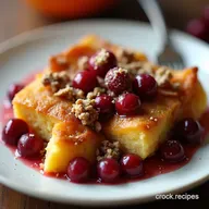 MakeAhead CranberryOrange Baked French Toast Casserole