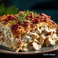 The Ultimate Crack Chicken Lasagna Recipe Bacon Ranch Comfort Bake