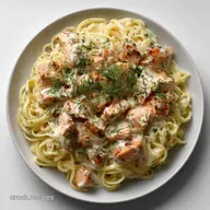 35Minute Creamy LemonDill Alfredo Salmon Pasta Recipe
