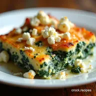 Creamy Spinach Casserole with Feta Greek Comfort Food