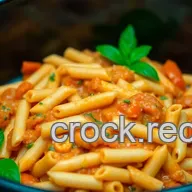 My Favorite Pasta Slow Cooker Recipes: Creamy Tomato Basil Delight