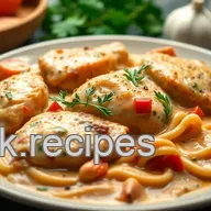 Creamy Tuscan Chicken: A Delicious Italian Dinner with Chicken