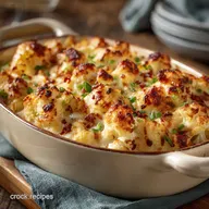 TwiceBaked Cauliflower: Ultimate Creamy, Cheesy Loaded Casserole