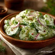 Traditional Hungarian Cucumber Salad Uborkasal&aacute;ta Recipe