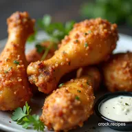 Golden Glory Crispy Juicy Air Fryer Chicken Drumsticks