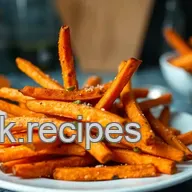 Healthy Fries: Crispy Baked Sweet Potato Fries That Are a Hit!