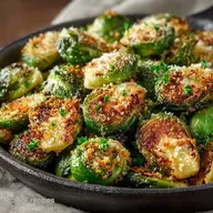 The Ultimate Crispy Garlic Parmesan Roasted Brussels Sprouts