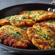 Crispy PanSeared Garlic Parmesan Chicken Cutlets 40Minute Dinner