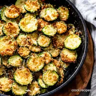 Crispy Garlic Parmesan Pan Fried Zucchini Ready in 20