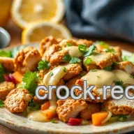 Ultimate Crispy Fried Chicken Salad with Zesty Lemon Dressing