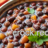 Crock Pot Black Beans: Flavorful & Easy Recipe