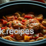 Crock Pot Chicken Cacciatore: Effortless Italian Family Meal