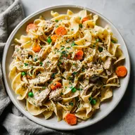 Good Gravy Crock Pot Chicken Noodles