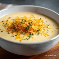Creamy and Cheesy Crock Pot Crack Potato Soup: Velvety Perfection
