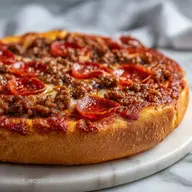 Crock Pot Crustless Pizza: Hearty and Cheesy