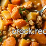 Crock Pot Ground Turkey Comforting Stew