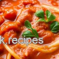 Easy & Creamy Crock Pot Vodka Sauce | A Rich Italian Delight for the Family