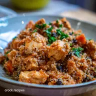 Easy Crockpot Recipes Healthy: Chicken & Quinoa Bowl