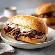 Crockpot French Dip Sandwiches for 8 Servings