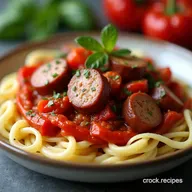 Easy Italian Sausage and Peppers Crockpot My Familys Fave