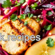 Crunchy Beetroot Slaw with Grilled Chicken: Easy Summer Salad Recipe!
