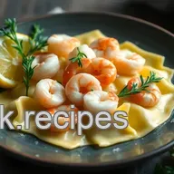 Delicate Shrimp Ravioli with Lemon Butter Sauce: A Family Favourite