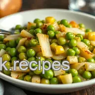How to Braise Leeks & Peas for a Deliciously Healthy Side Dish