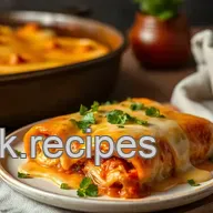 My Grandmother's Bake Chicken Enchiladas with Cheesy Goodness: The Ultimate Comfort Food!